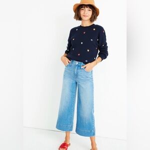 Madewell wide leg crop, size 24P